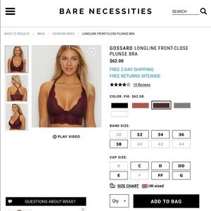 Gossard longline bra NWT